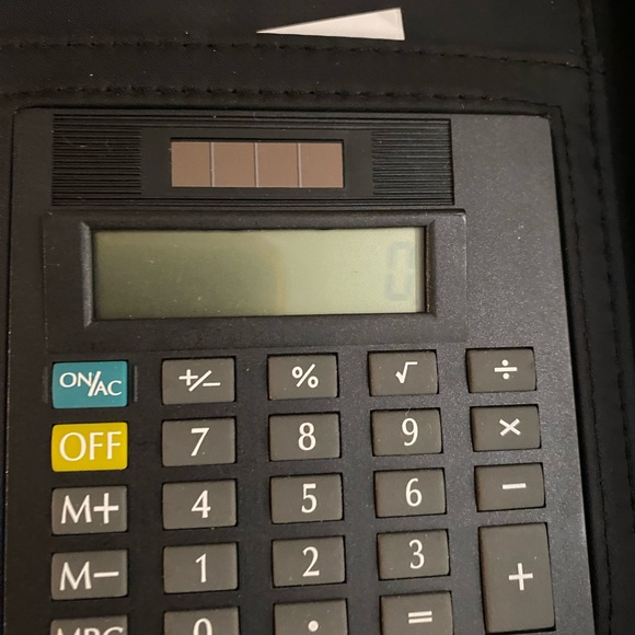 BANK OF AMERICA ZIPPERED PORTFOLIO Size 14in x 19x 1 in - Picture 3 of 4